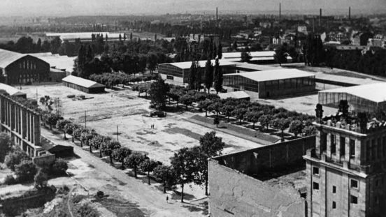 Das Frankfurter Messegelände im Jahr 1948. (Foto: Messe Frankfurt)